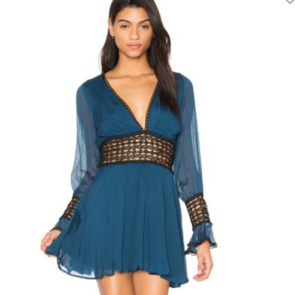 For Love And Lemons Celine Mini Dress - Picture 1 of 4
